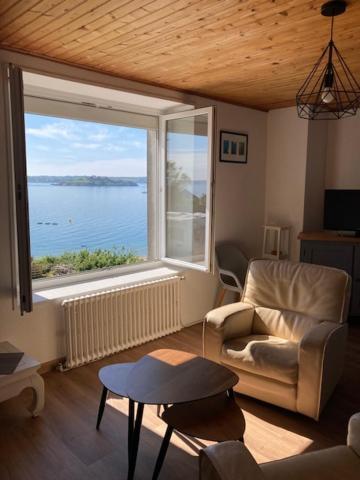 Апартаменты Roscanvel: Duplex Dans Maison Vue Mer Экстерьер фото